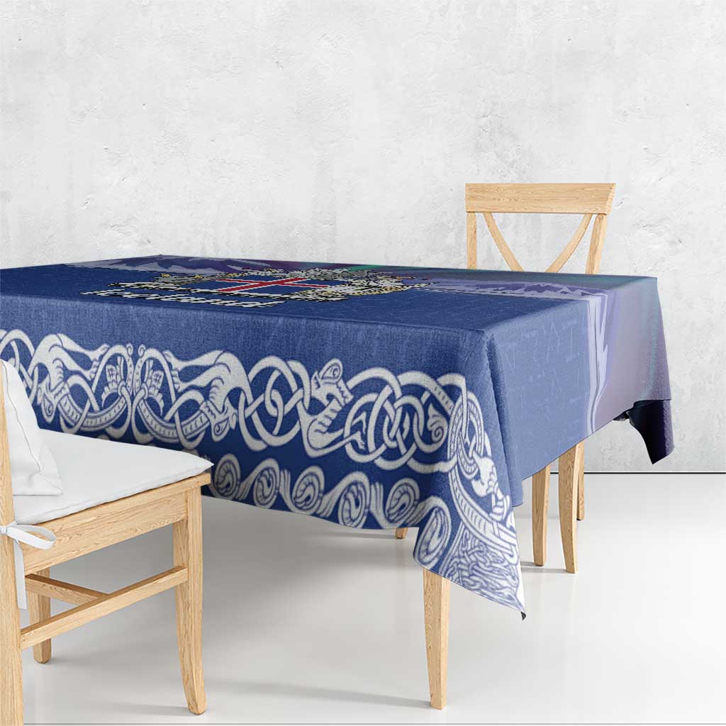 Iceland Tablecloth Icelandic Landscape Northern Lights