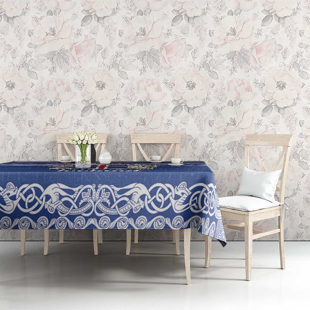 Iceland Tablecloth Icelandic Landscape Northern Lights