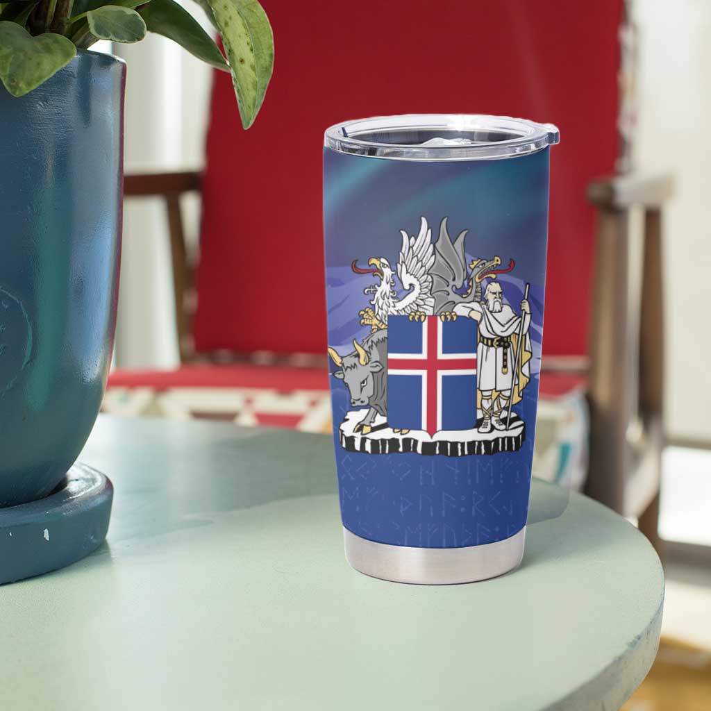 Iceland Tumbler Cup Icelandic Landscape Northern Lights