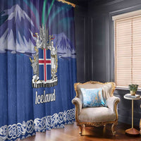Iceland Window Curtain Icelandic Landscape Northern Lights