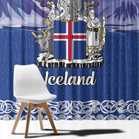 Iceland Window Curtain Icelandic Landscape Northern Lights