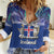 Iceland Women Casual Shirt Icelandic Landscape Northern Lights