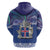 Iceland Zip Hoodie Icelandic Landscape Northern Lights