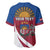 Personalized Latvia Baseball Jersey White Wagtail Dievs Sveti Latviju
