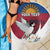 Personalized Latvia Beach Blanket White Wagtail Dievs Sveti Latviju