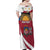 Personalized Latvia Family Matching Off Shoulder Maxi Dress and Hawaiian Shirt White Wagtail Dievs Sveti Latviju