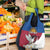 Personalized Latvia Grocery Bag White Wagtail Dievs Sveti Latviju