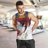 Personalized Latvia Men Tank Top White Wagtail Dievs Sveti Latviju