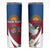 Personalized Latvia Skinny Tumbler White Wagtail Dievs Sveti Latviju