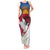 Personalized Latvia Tank Maxi Dress White Wagtail Dievs Sveti Latviju