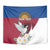 Personalized Latvia Tapestry White Wagtail Dievs Sveti Latviju
