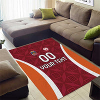Custom Latvia Football Area Rug Latvijas Futbola Izlase