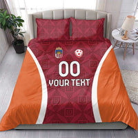 Custom Latvia Football Bedding Set Latvijas Futbola Izlase