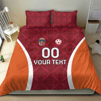 Custom Latvia Football Bedding Set Latvijas Futbola Izlase