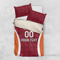Custom Latvia Football Bedding Set Latvijas Futbola Izlase
