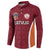 Custom Latvia Football Button Sweatshirt Latvijas Futbola Izlase