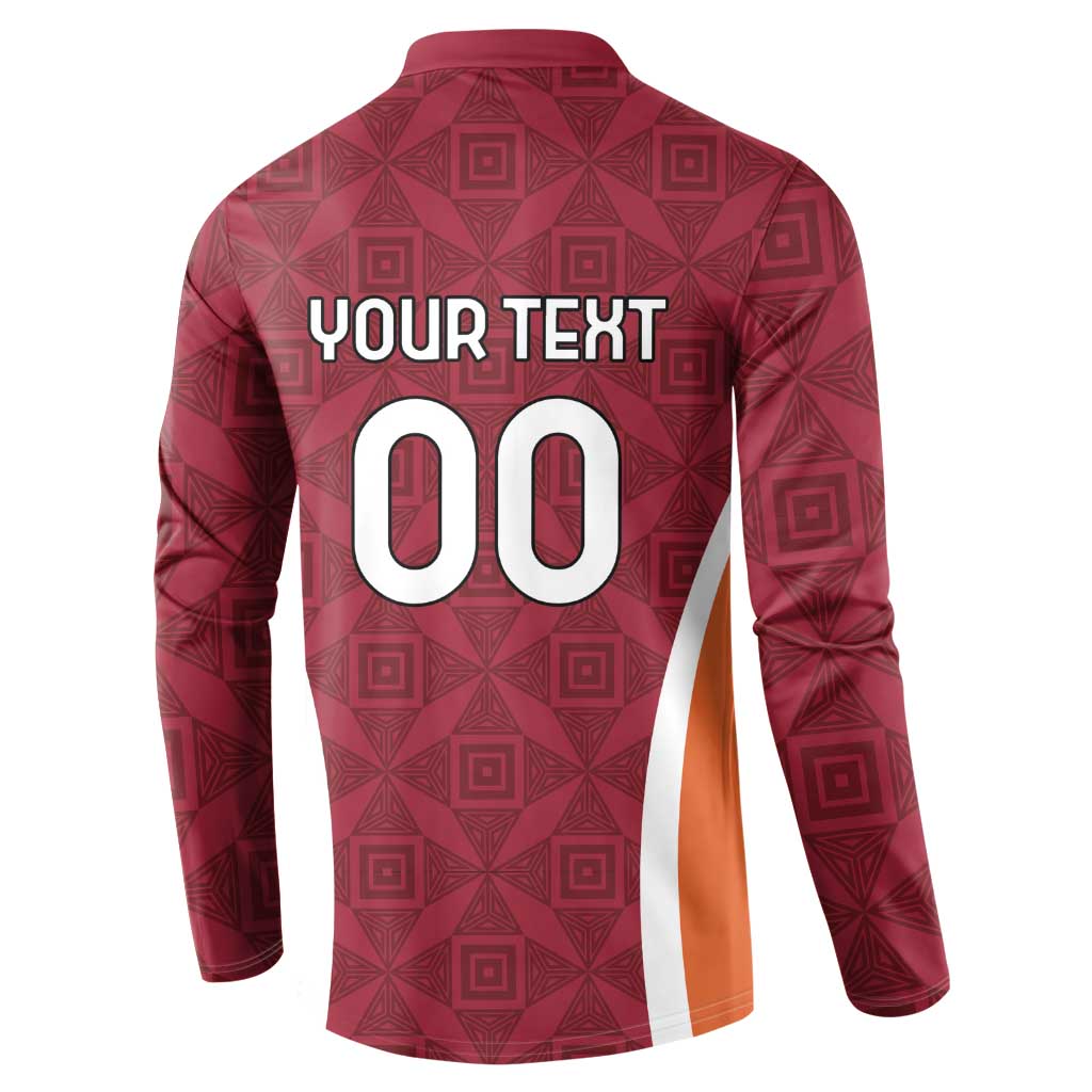 Custom Latvia Football Button Sweatshirt Latvijas Futbola Izlase