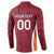 Custom Latvia Football Button Sweatshirt Latvijas Futbola Izlase