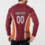 Custom Latvia Football Button Sweatshirt Latvijas Futbola Izlase