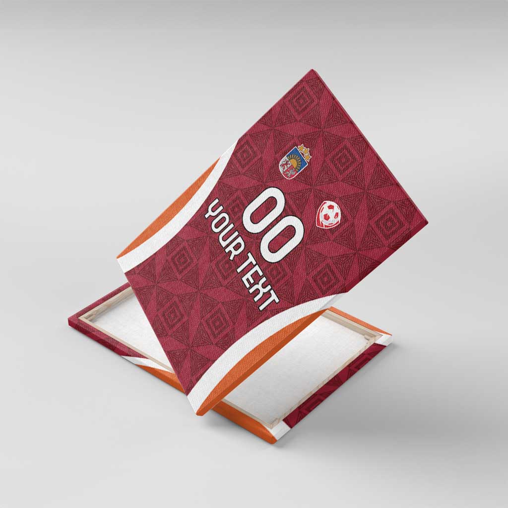 Custom Latvia Football Canvas Wall Art Latvijas Futbola Izlase
