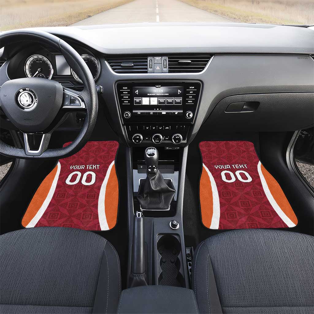Custom Latvia Football Car Mats Latvijas Futbola Izlase