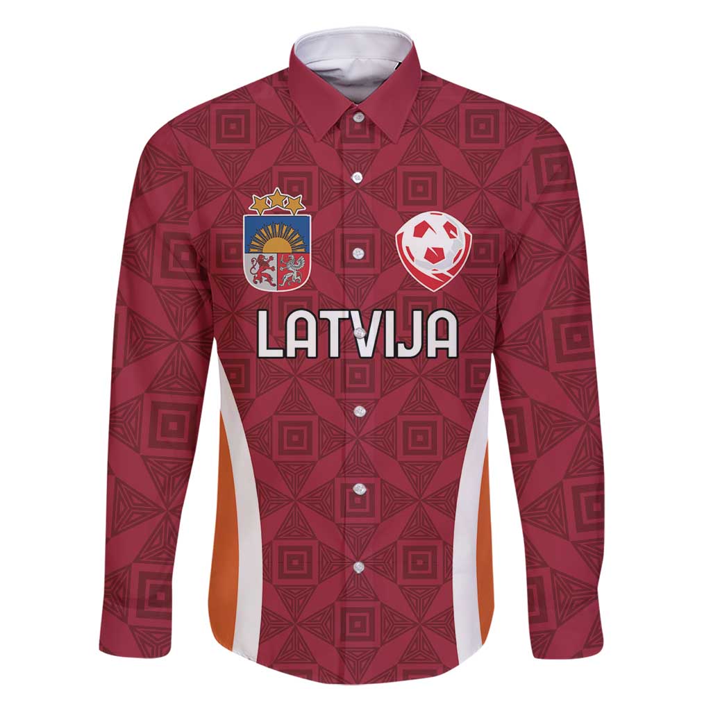 Custom Latvia Football Family Matching Mermaid Dress and Hawaiian Shirt Latvijas Futbola Izlase