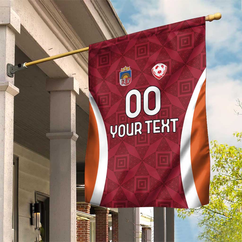 Custom Latvia Football Garden Flag Latvijas Futbola Izlase