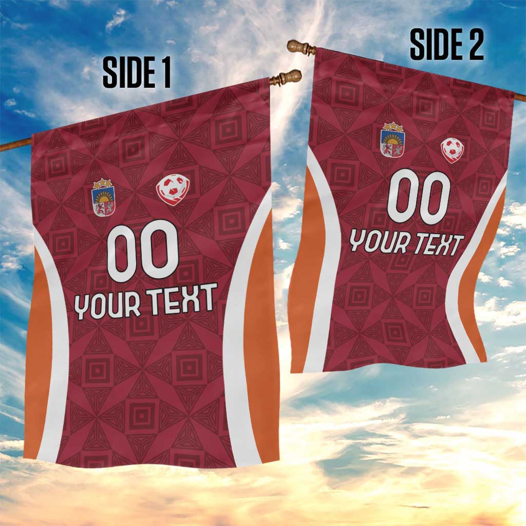 Custom Latvia Football Garden Flag Latvijas Futbola Izlase