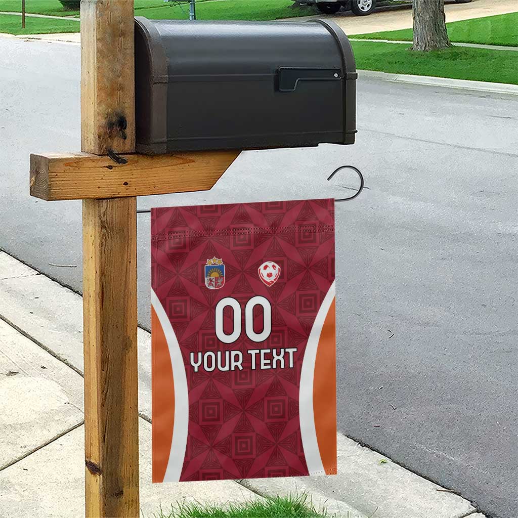 Custom Latvia Football Garden Flag Latvijas Futbola Izlase