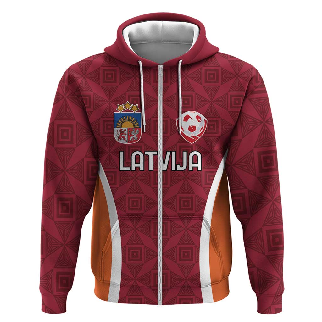 Custom Latvia Football Hoodie Latvijas Futbola Izlase LT18