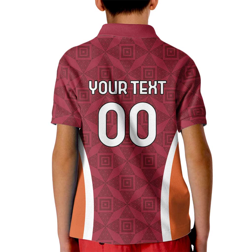 Custom Latvia Football Kid Polo Shirt Latvijas Futbola Izlase