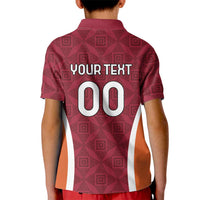 Custom Latvia Football Kid Polo Shirt Latvijas Futbola Izlase