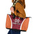 Custom Latvia Football Leather Tote Bag Latvijas Futbola Izlase
