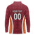 Custom Latvia Football Long Sleeve Polo Shirt Latvijas Futbola Izlase