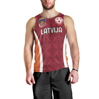 Custom Latvia Football Men Tank Top Latvijas Futbola Izlase