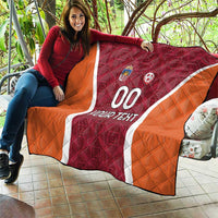 Custom Latvia Football Quilt Latvijas Futbola Izlase