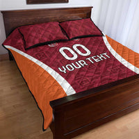 Custom Latvia Football Quilt Bed Set Latvijas Futbola Izlase