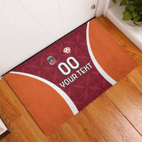 Custom Latvia Football Rubber Doormat Latvijas Futbola Izlase
