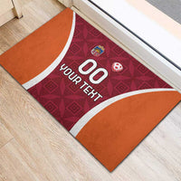 Custom Latvia Football Rubber Doormat Latvijas Futbola Izlase