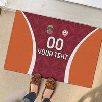 Custom Latvia Football Rubber Doormat Latvijas Futbola Izlase
