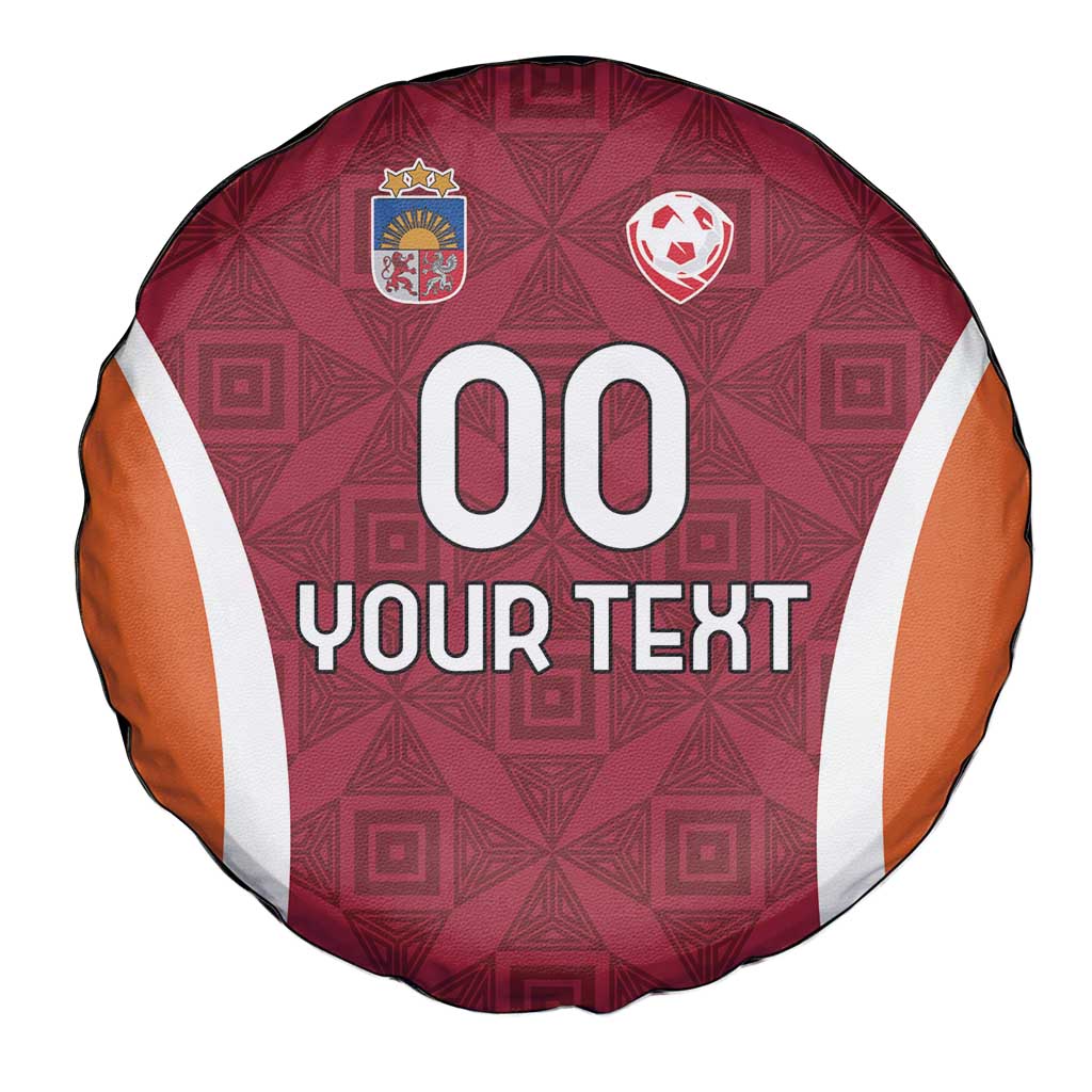 Custom Latvia Football Spare Tire Cover Latvijas Futbola Izlase