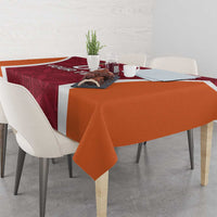 Custom Latvia Football Tablecloth Latvijas Futbola Izlase