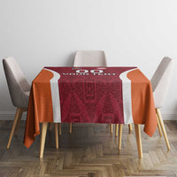 Custom Latvia Football Tablecloth Latvijas Futbola Izlase