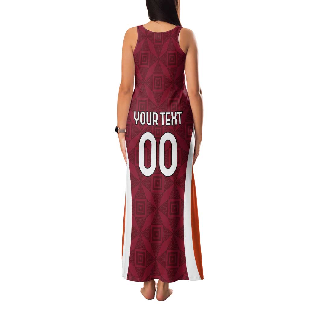 Custom Latvia Football Tank Maxi Dress Latvijas Futbola Izlase