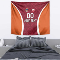 Custom Latvia Football Tapestry Latvijas Futbola Izlase
