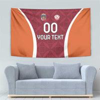 Custom Latvia Football Tapestry Latvijas Futbola Izlase