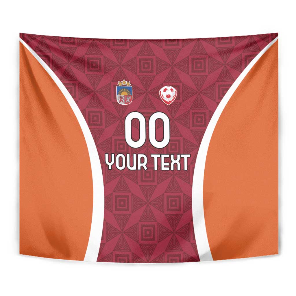 Custom Latvia Football Tapestry Latvijas Futbola Izlase