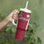 Custom Latvia Football Tumbler With Handle Latvijas Futbola Izlase