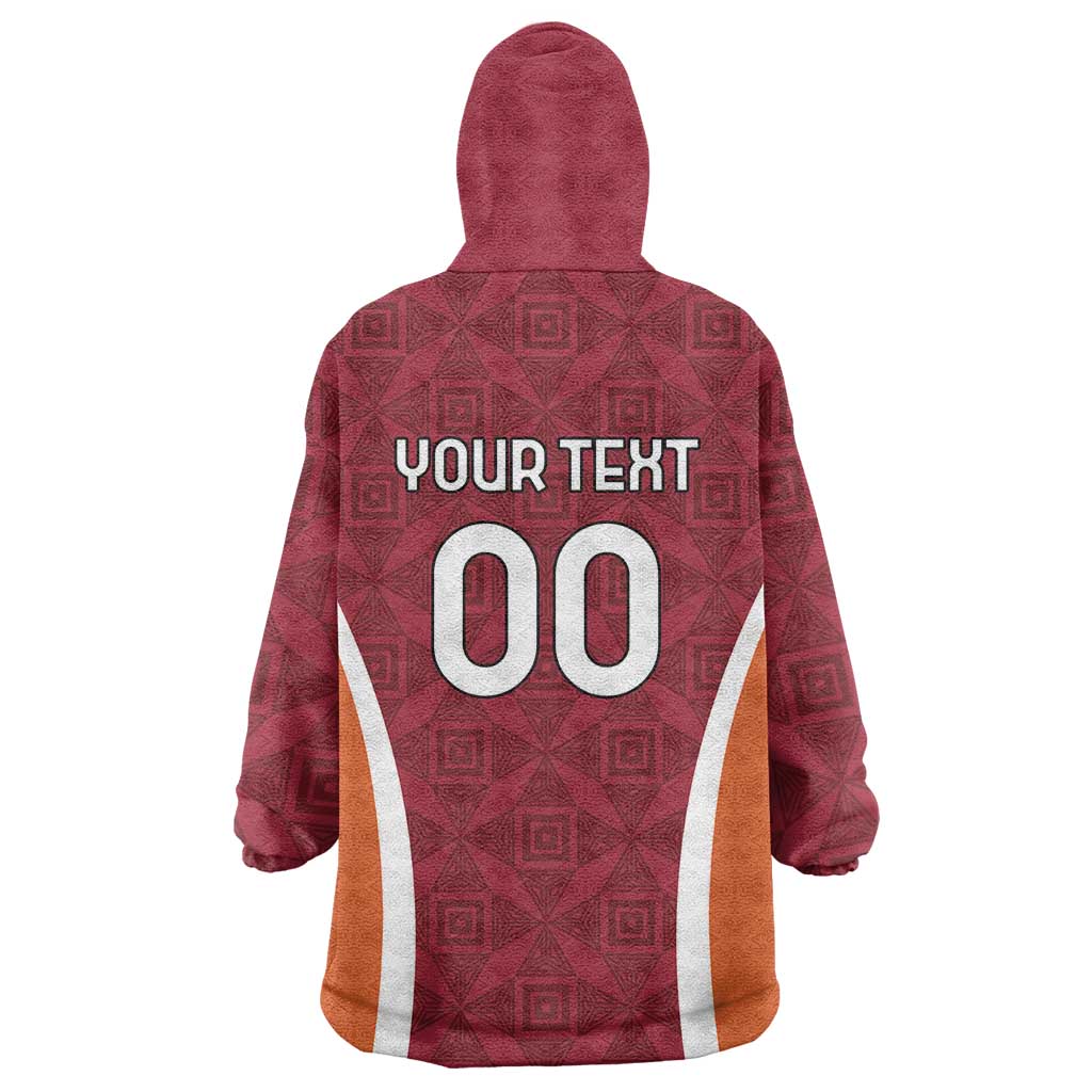 Custom Latvia Football Wearable Blanket Hoodie Latvijas Futbola Izlase
