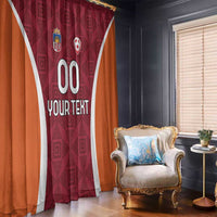 Custom Latvia Football Window Curtain Latvijas Futbola Izlase